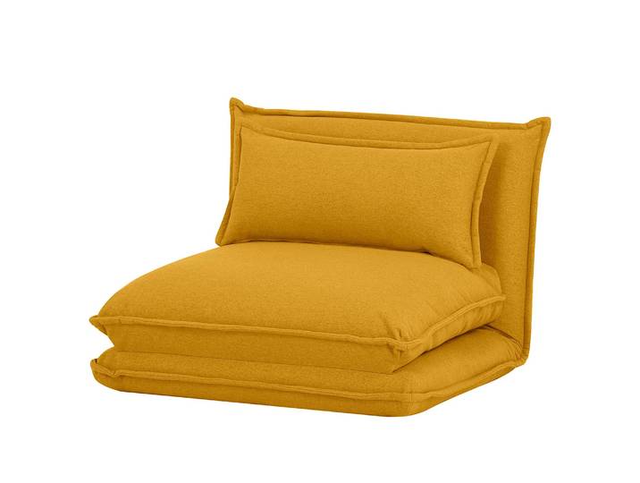 Schlafsessel Gelb/Senfgelb Material: Textil 78 x 56 x 74cm