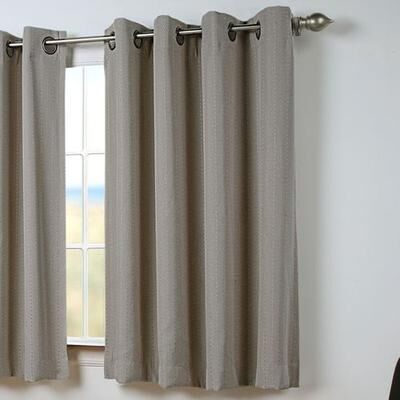 Ricardo Trading Llc Grand Pointe Short Grommet Curtain Panel, 54 x 45, Blue/Green
