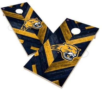 Skip's Garage Averett University Cougars Cornhole Board Set