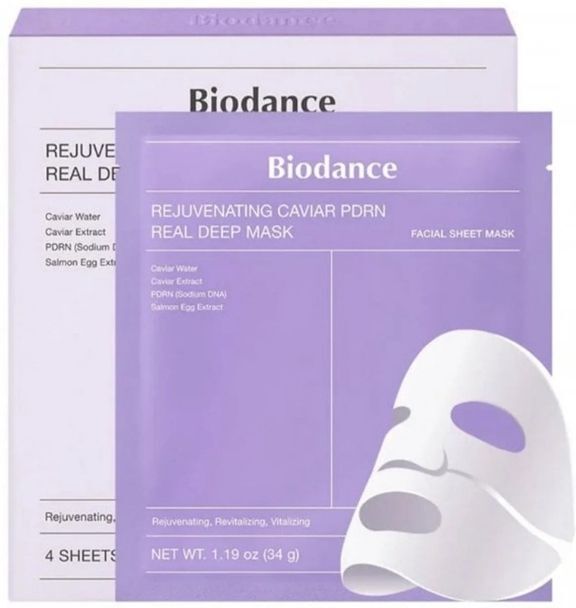 Biodance Rejuvenating Caviar PDRN Real Deep Mask 4 x 34g