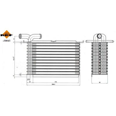 NRF Ladeluftkühler 30045 für VW
