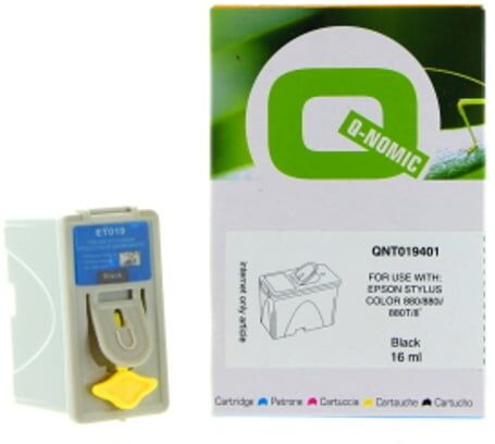 Q-Nomic T019 Cartucho de tinta negro