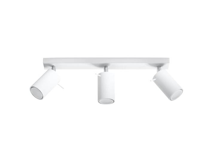 Plafonnier Acier Blanc GU10 3 Ring Line