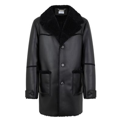 Kurzmantel PHILIPP PLEIN "Kurzer Mantel", Herren, Gr. S, schwarz (02, schwarz), Obermaterial: 100% Polyester, Mäntel Kurzmantel