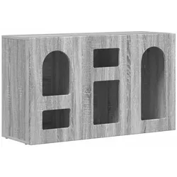 vidaXL Sideboard Graues Sonoma 100 x 35 x 59 cm Holzwerkstoff