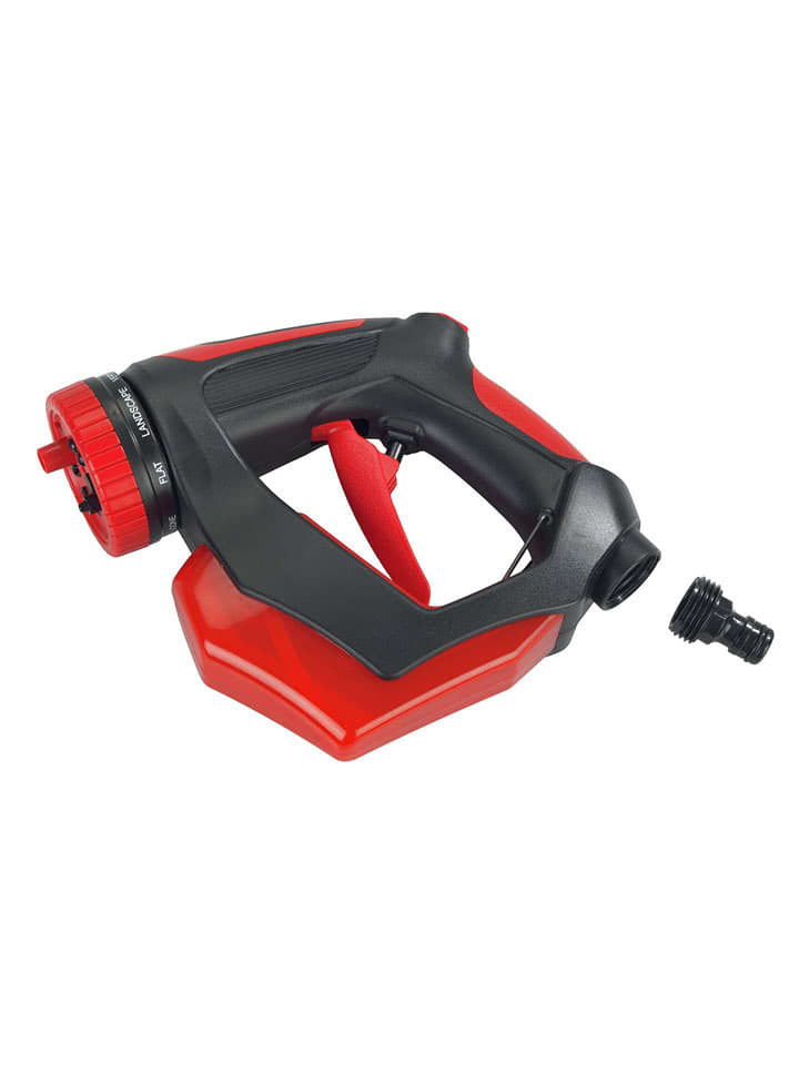 Maximex Gartenbrause mit Seifenreservoir in Rot/ Schwarz - onesize