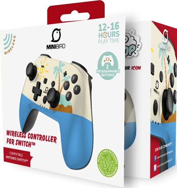 MiniBird Pop Top Wireless Controller-The Island (Switch) Nieuw