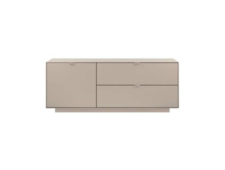 Calicosy TV-Schrank, 1 Tür, 2 Klappen, sandfarben, Länge 160 cm, Vika