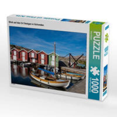 CALVENDO Puzzle Blick auf den Ort Smögen in Schweden | 1000 Teile Lege-Größe 64x48cm Foto-Puzzle für glückliche Stunden