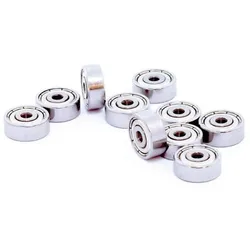 MakerBeam Lager-Set für 10x10mm, 3mm Innendurchmesser, inkl. M3 Schrauben, Muttern, 10 Stück