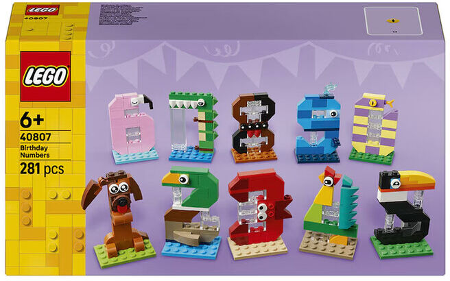 Lego NUMEROS ANIVERSARIO 40807