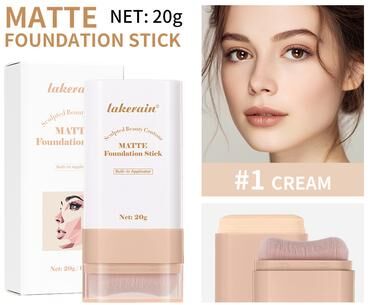 Silver Stone Store Multi Use Skin Tint Foundation Stick With Brush, Matte Waterproof, Long Lasting Oil Control 1 cream