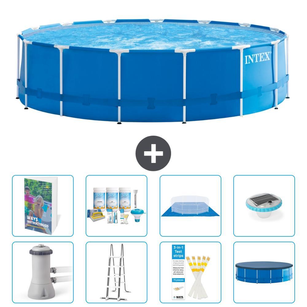Frame Pool Rund - 457x122 cm - 7-teilig S576