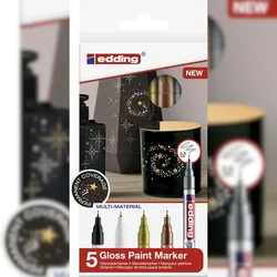 Glanzlack-Marker edding 780 0,8mm VE=8x5 Farben