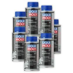 7x Motorbike 4T Bike-Additive LIQUI MOLY 1581 Motorrad Benzin Additiv Zusatz 125ml