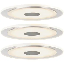 Paulmann Einbauleuchte Whirl 3er Set LED 6W Chrom