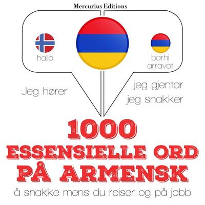 1000 essensielle ord på armensk - JM Gardner, Audio, 9782821126060
