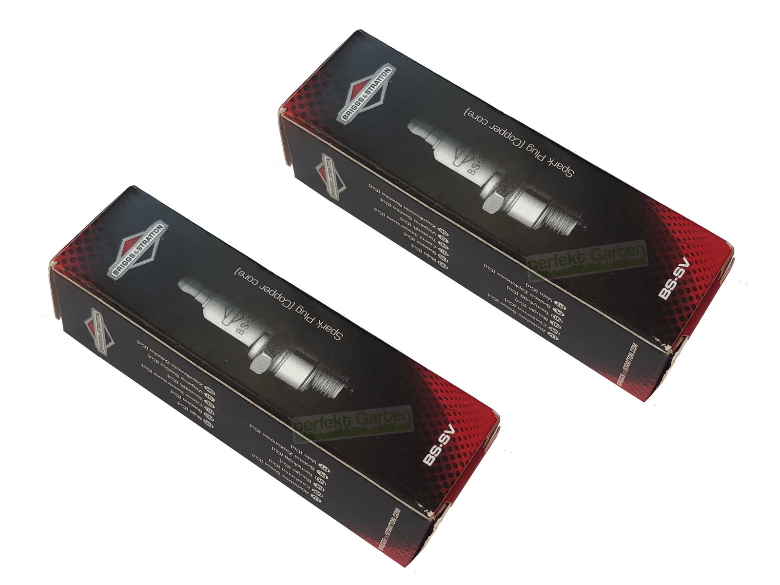 Briggs & Stratton Bougies 2 stuks type BS-SV 992300 992300C 802592S BS19LM 992040 RJ19LM