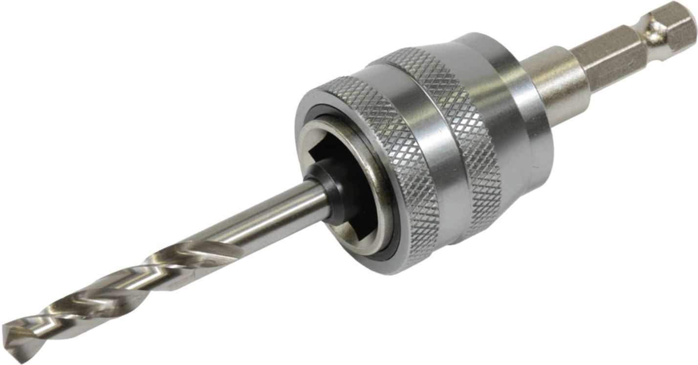 Makita EZYCHANGE Adapter + HSS Bohrer 6-kant Länge 85mm (E-04070)