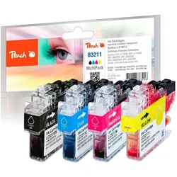 Peach, Druckerpatrone, Tinte Brother LC-3211 BK, C, M, Y (BK, C, M, Y)