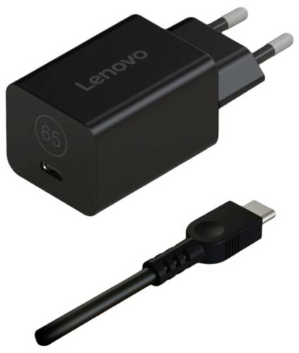Lenovo GaN Nano Notebook-Netzteil 65W 5 V, 9 V, 15 V, 20V GaN, mit Gerät-Eurostecker, Schnellladegerät