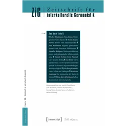 Zeitschrift für interkulturelle Germanistik, Fachbücher von Heinz Sieburg, Gesine Lenore Schiewer, Amelie Bendheim, Till Dembeck, Georg Mein, Dieter Heimböckel, Nina Simon, Esther Kilchmann