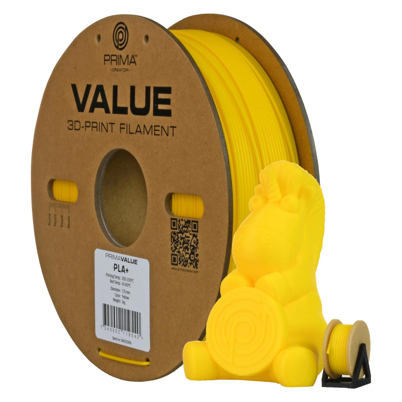 Prima Creator PrimaValue PLA+ (1320 g, 1.75 mm) (PV24-PLA-175-1000-Y)