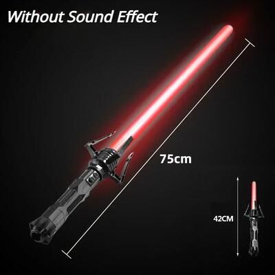 Inspire Select Telescopic Light Up Sword Toy RGB LED Laser Saber For Kids 3+ only Red Color