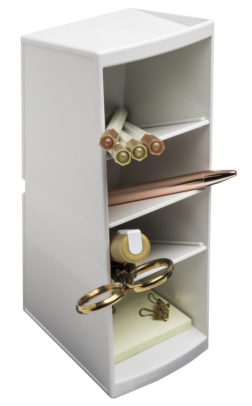 Exacompta Schreibtisch-Organizer Multitower, weiß 68113D