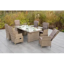 Merxx Riviera Set 13tlg. Sessel hochlehnig