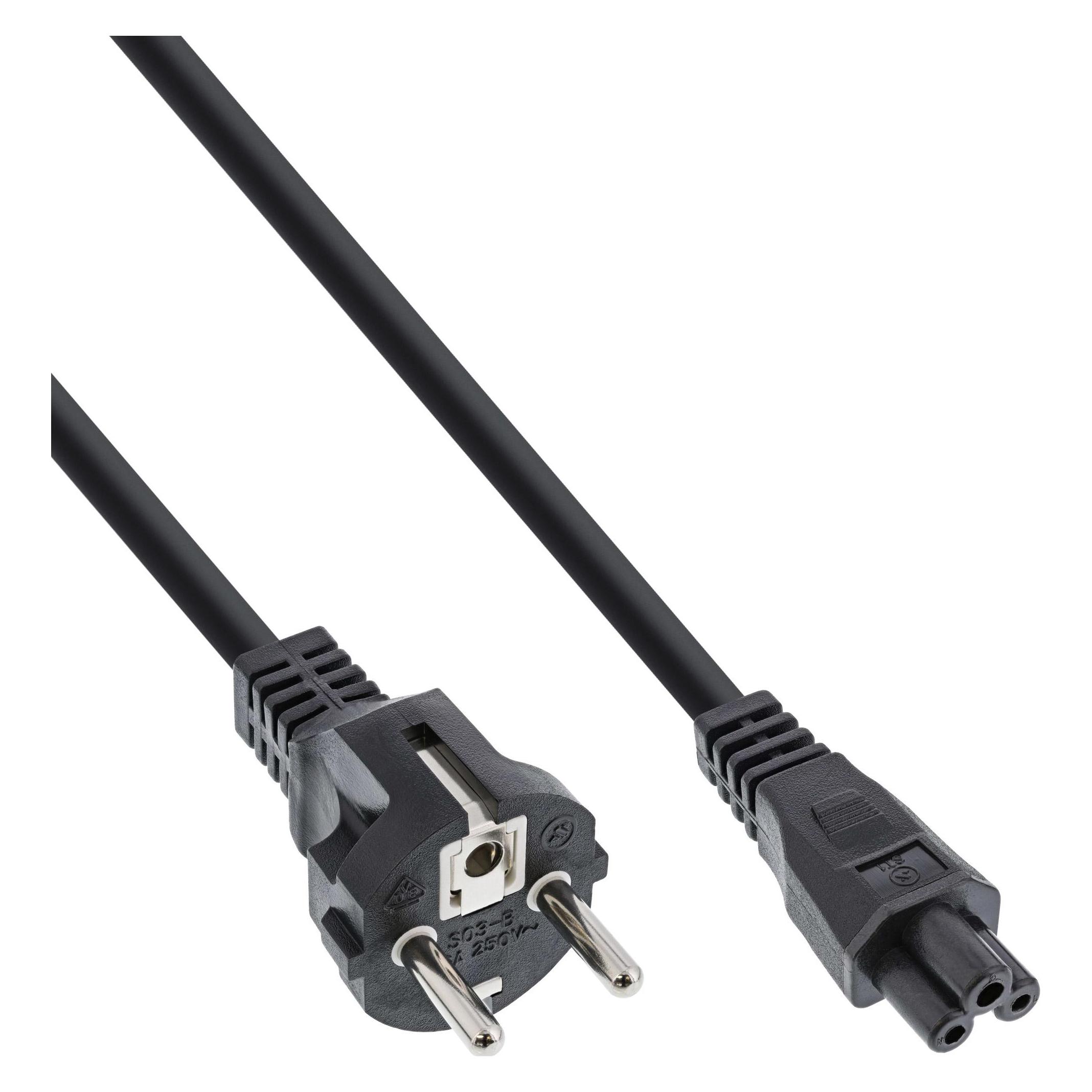 InLine Netzkabel Schuko/Stecker (5 m) (16656B)
