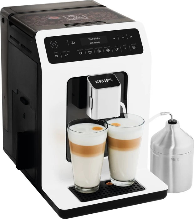 KRUPS EA891110 Evidence White mit Milchbehälter