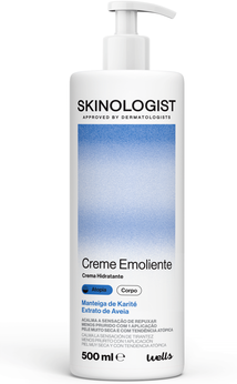 Skinologist Wells Creme Emoliente Dermatopic Pele Atópica 500 ml