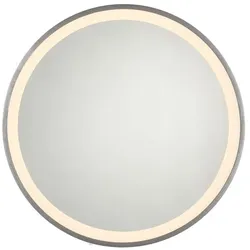 Paul Neuhaus LED-Wandspiegel Vidro Spiegel Grau 46 cm