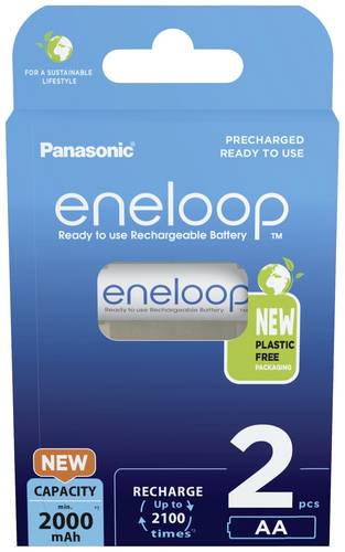Eneloop HR06 Mignon (AA)-Akku NiMH 2000 mAh 1.2V 2St.