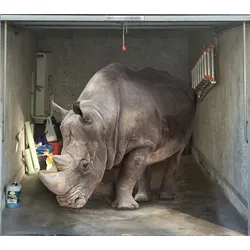 Scheurich Garagentorplane Nashorn, für Schwing- und Sektionaltore