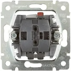Legrand PRO21 Jalousie-21 775804 Schalter, Schalter + Taster, Silber, Transparent