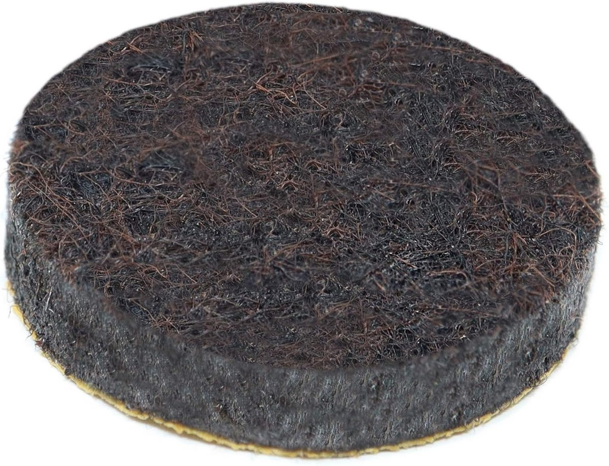 Set van 32 Premium Zelfklevende Viltglijders - 22mm Rond Bruin voor Vloerbescherming