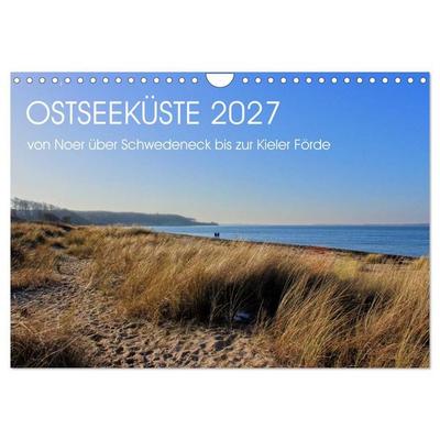 Ostseeküste 2027 (Wandkalender 2027 DIN A4 quer), CALVENDO Monatskalender