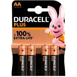 Duracell Plus Power Lr06 Pilas Pack X 4 Uds