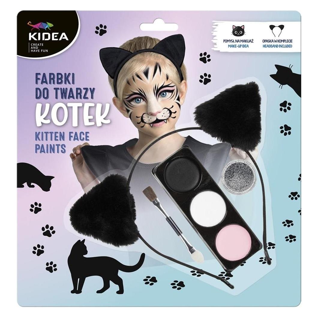 Derform Gesichtsfarben-Set mit Kotek KIDEA-Stirnband (43432385)