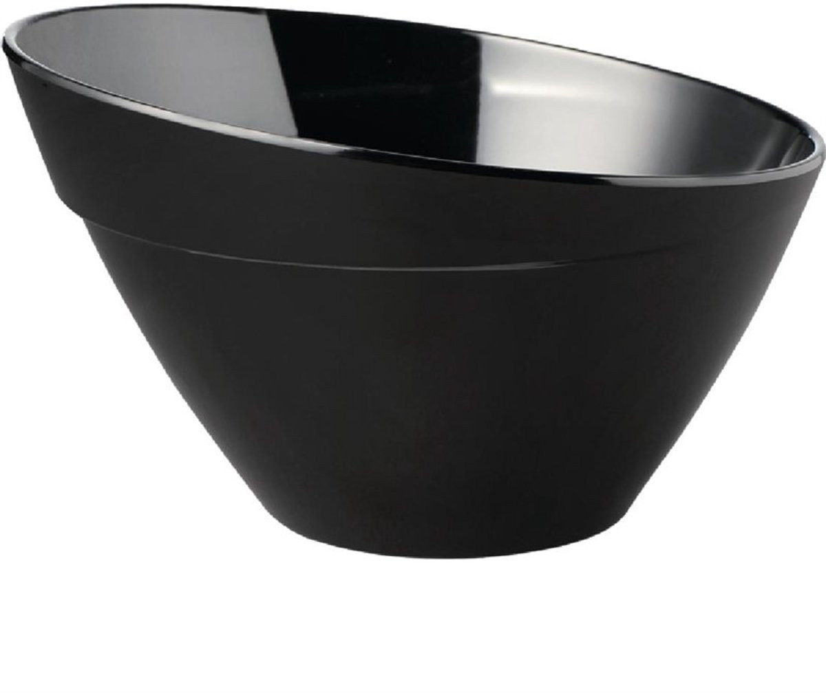 Melamine schaal Balance Zwart ø30 x h19,5 cm