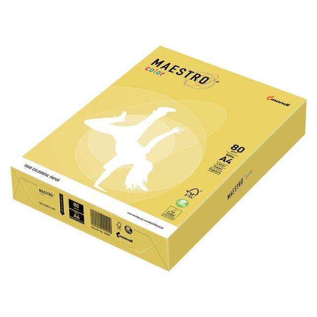 Igepa Kopa A4/500 80g kanariengelb Maestro (A4, 80 g/m²) (9417-CY39A80S)