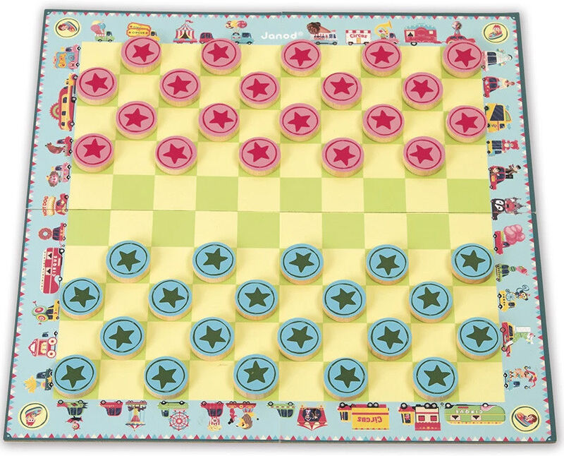 Jeu duo : Petits chevaux et Dames - Janod