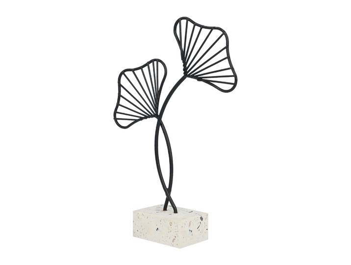 QUVIO Ginkgo blad - Decoratie - Zwart