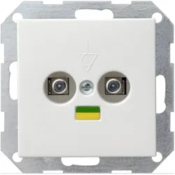 Gira, Steckdose, Potentialausgleich 2-fach 040503 System 55 reinweiss