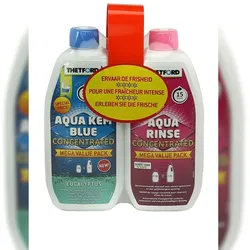 THETFORD Duopack Aqua Kem Blue Eucalyptus 0,78 Liter & Aqua Rinse 0,75 Liter