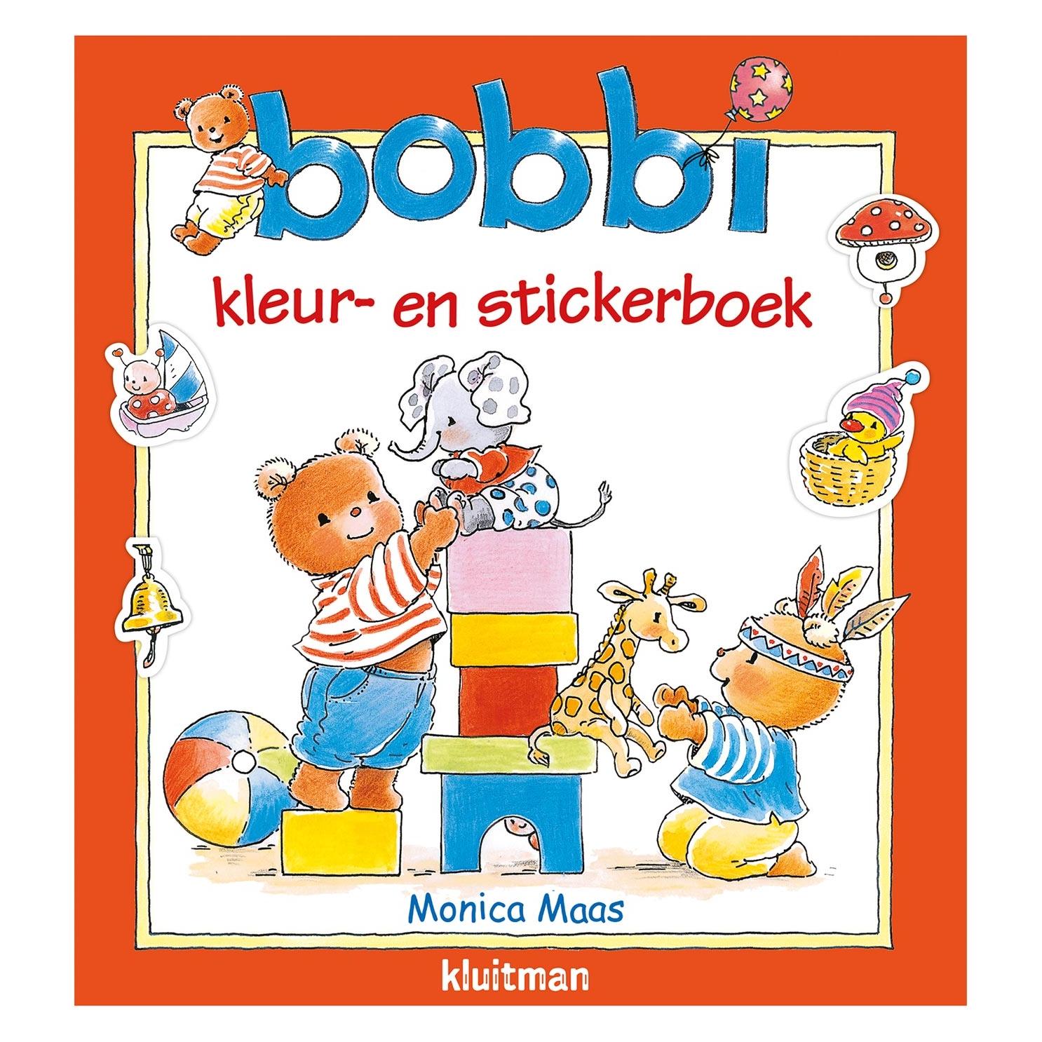Kluitman Bobbi kleur- en stickerboek (44313702)
