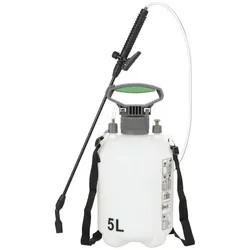 Relaxdays Drucksprüher 5 l Weiß,Grau,Schwarz