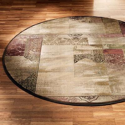 Oriental Weavers-Sphinx / Ds Ornate Block Round Rug , 6' Round
